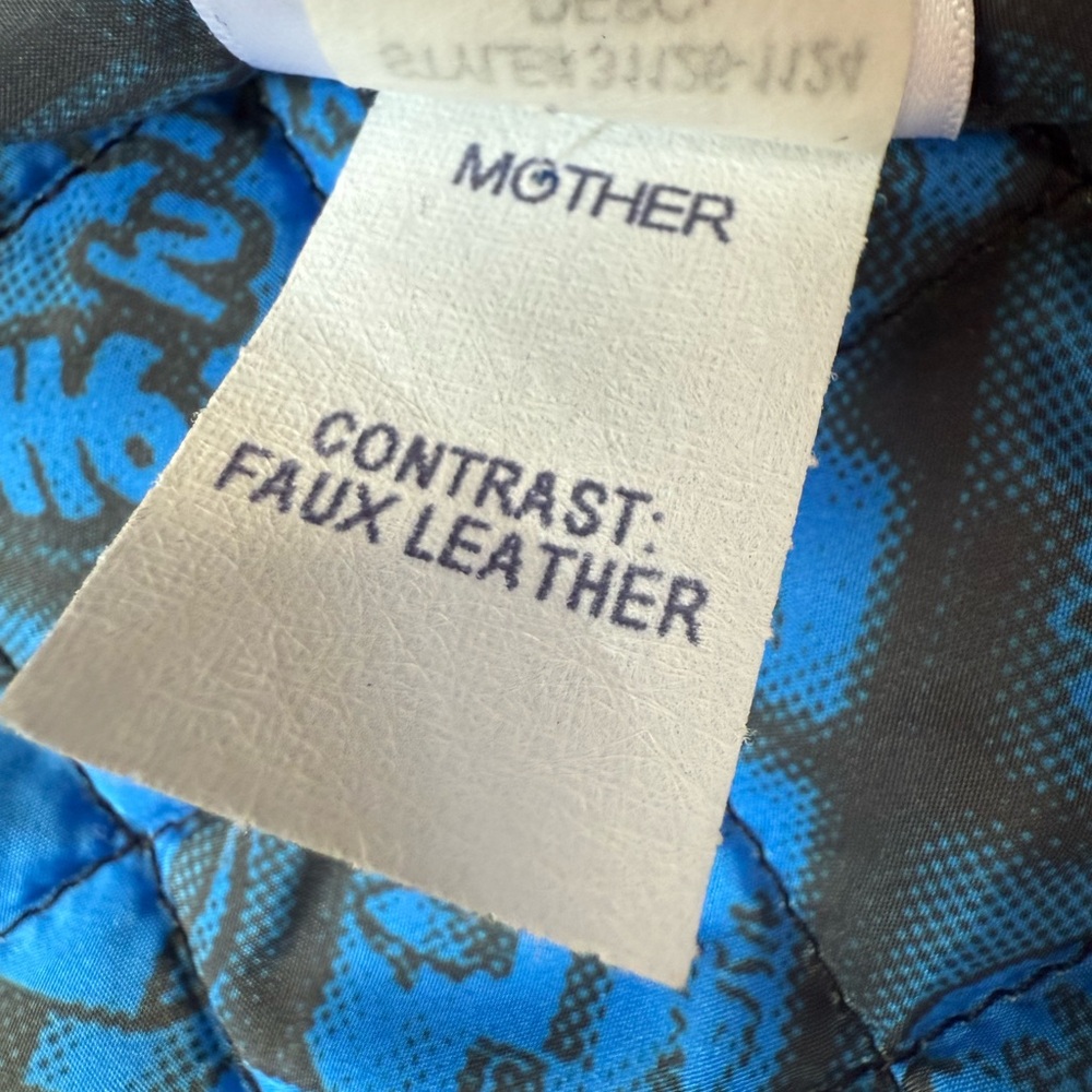 MOTHER THE BIG 'M' CHEVRON JACKET IN TOKYO DRIFT SZ SMALL (NWOT) - Picture 10 of 15